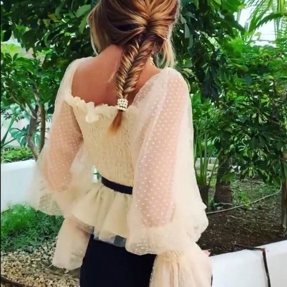 Fabulosity Mesh Blouse - Picture 4 of 5